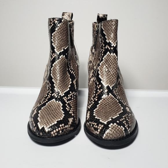 BLONDO Elvina Waterproof Snakeskin Ankle Boot - Picture 2 of 5